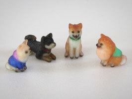 梅桜堂 FI-026-15C 1/150 狗狗A 4入