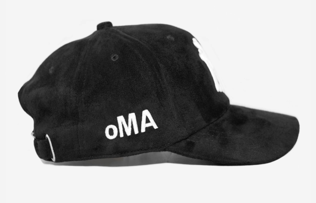 oMA NY Double BONES SUEDE HAT (BLACK) 麂皮