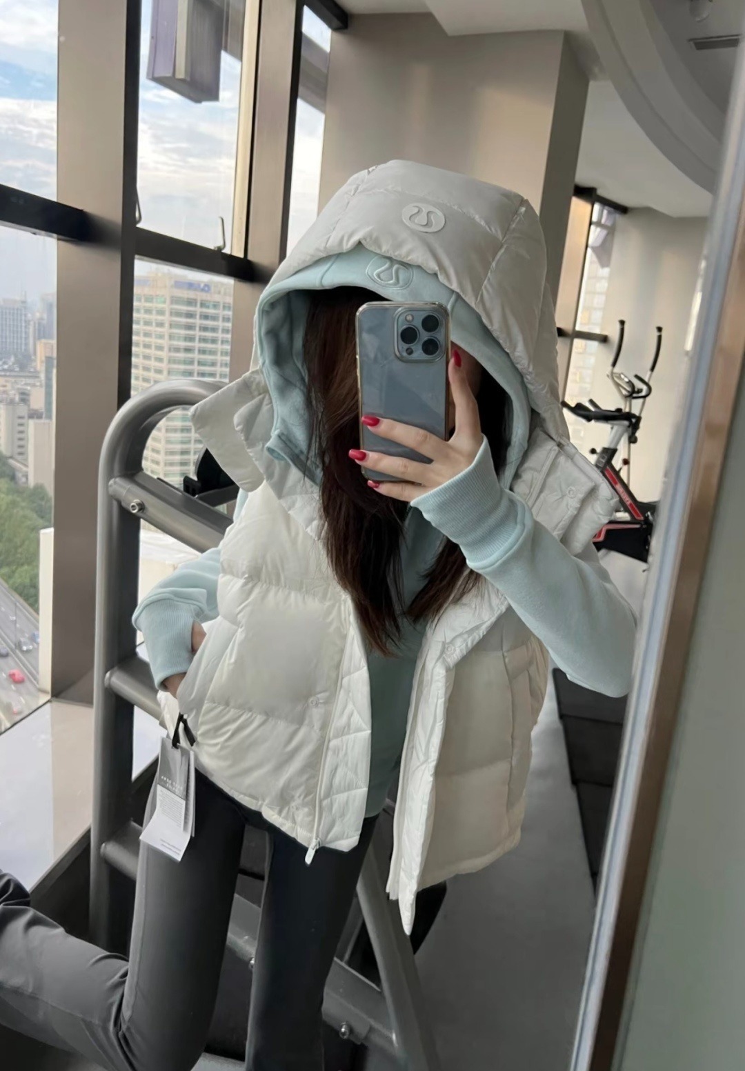 Lululemon 可拆式帽背心外套 Puffer Vest