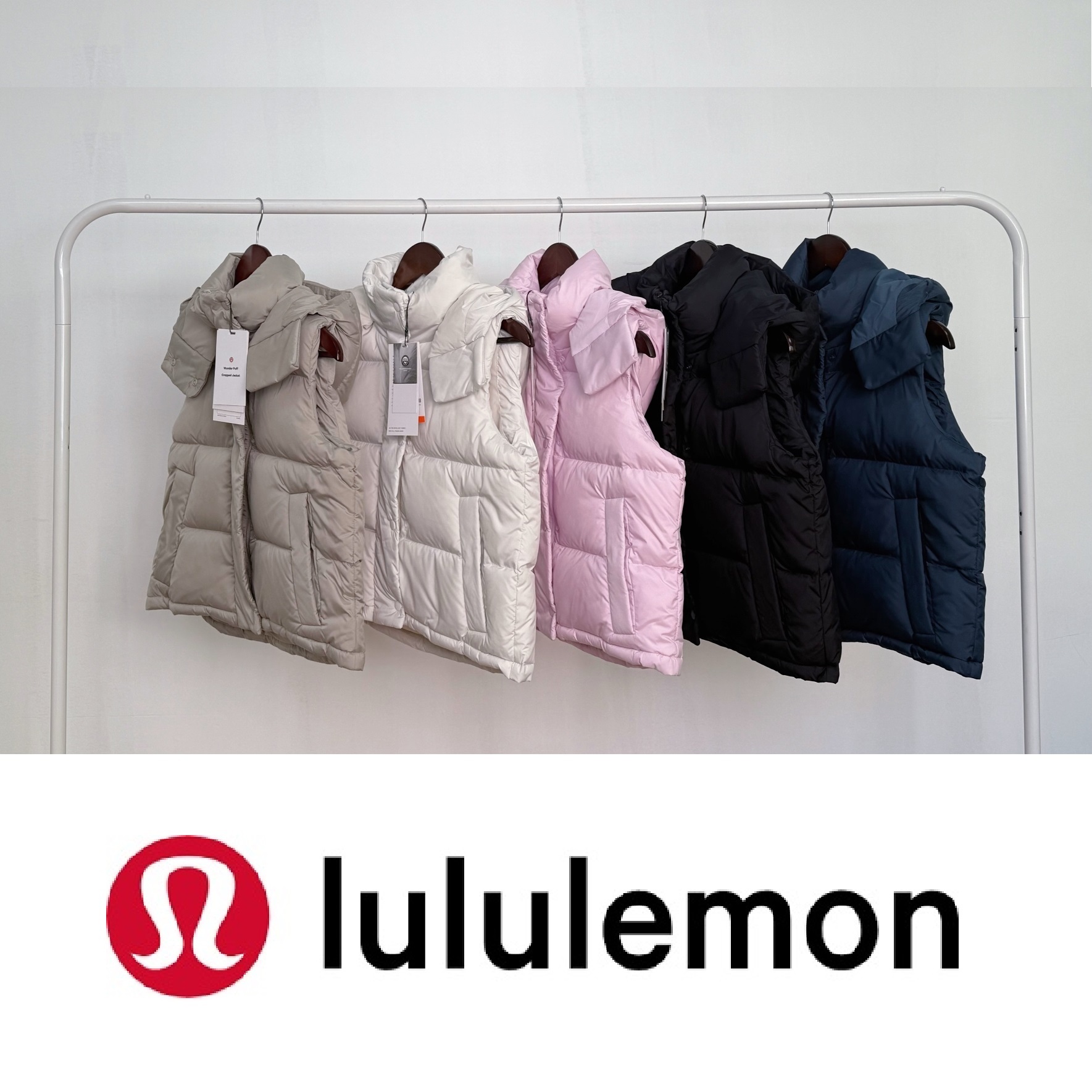 Lululemon 可拆式帽背心外套 Puffer Vest