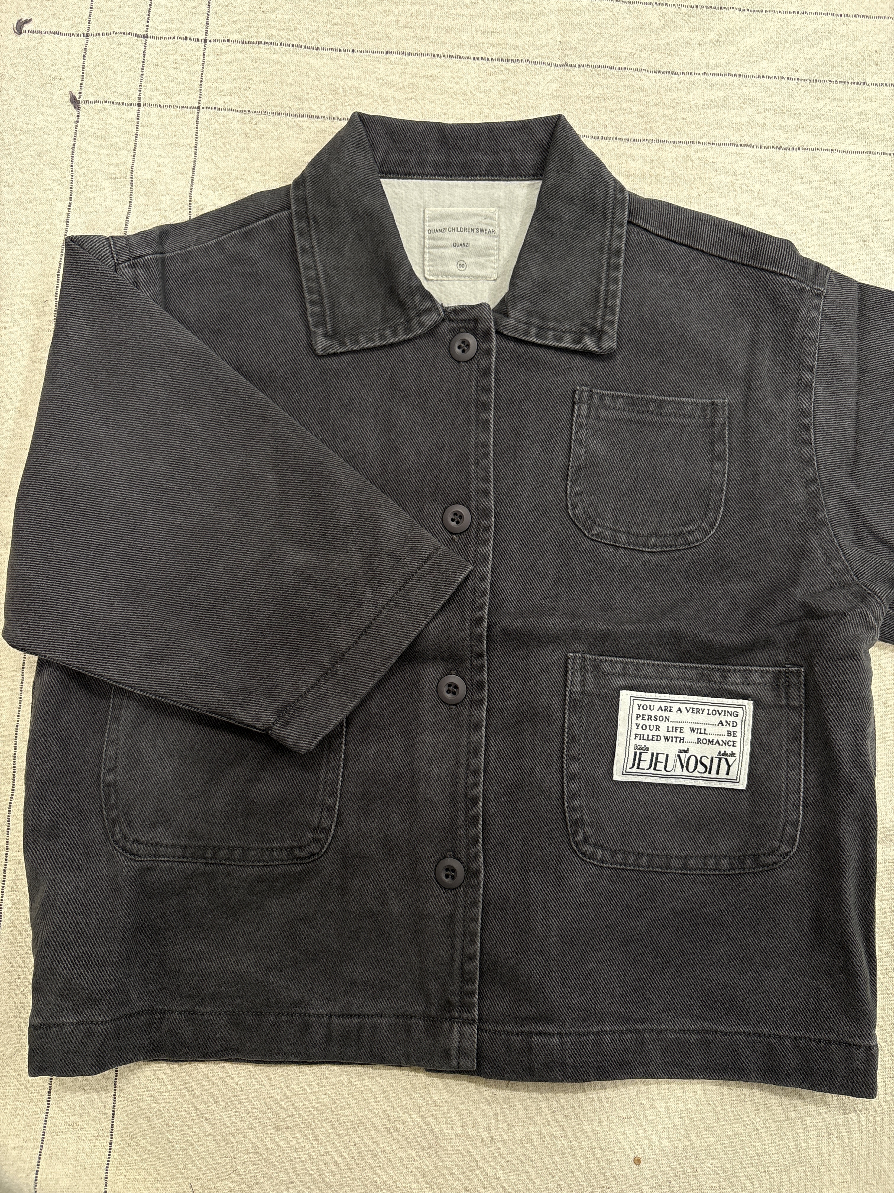 A03336大布標多口袋襯衫