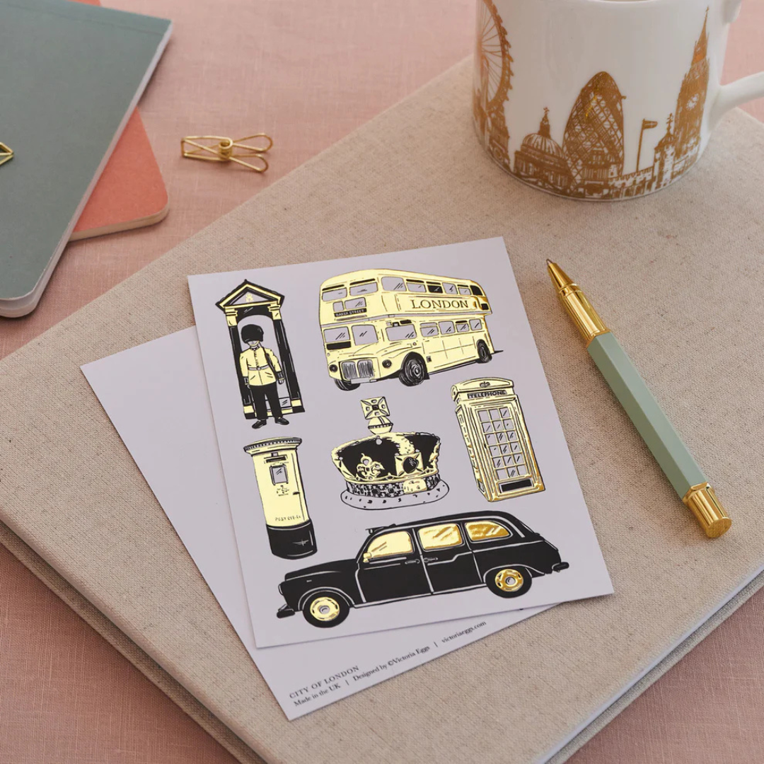 1VE1026-029 VICTORIA EGGS City of London Postcard #PC09 (D-EU-E)