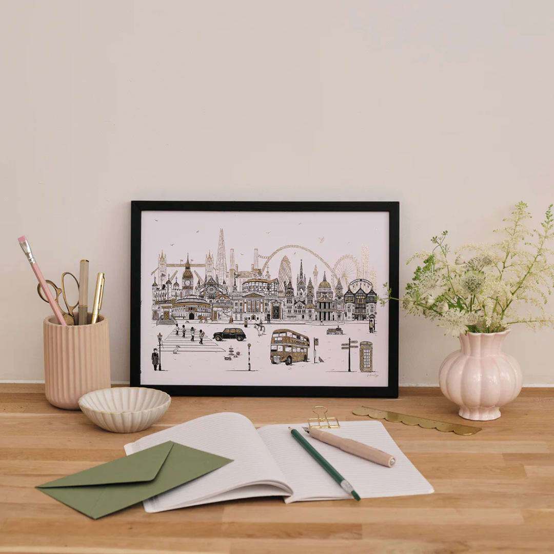 1VE1026-031 VICTORIA EGGS Quintessentially London Prints - A4 #SP37 (D-EU-E)