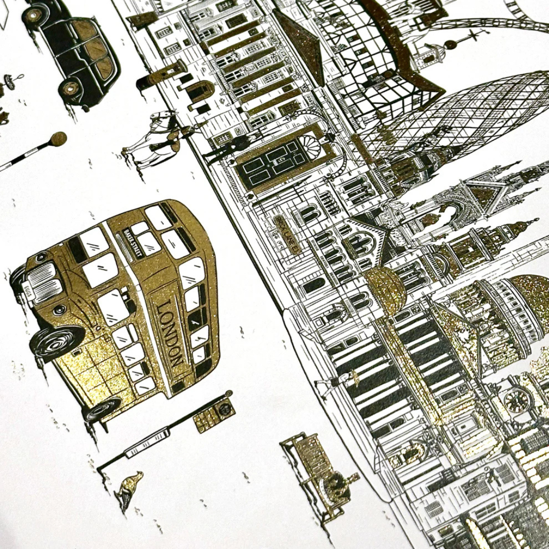 1VE1026-031 VICTORIA EGGS Quintessentially London Prints - A4 #SP37 (D-EU-E)