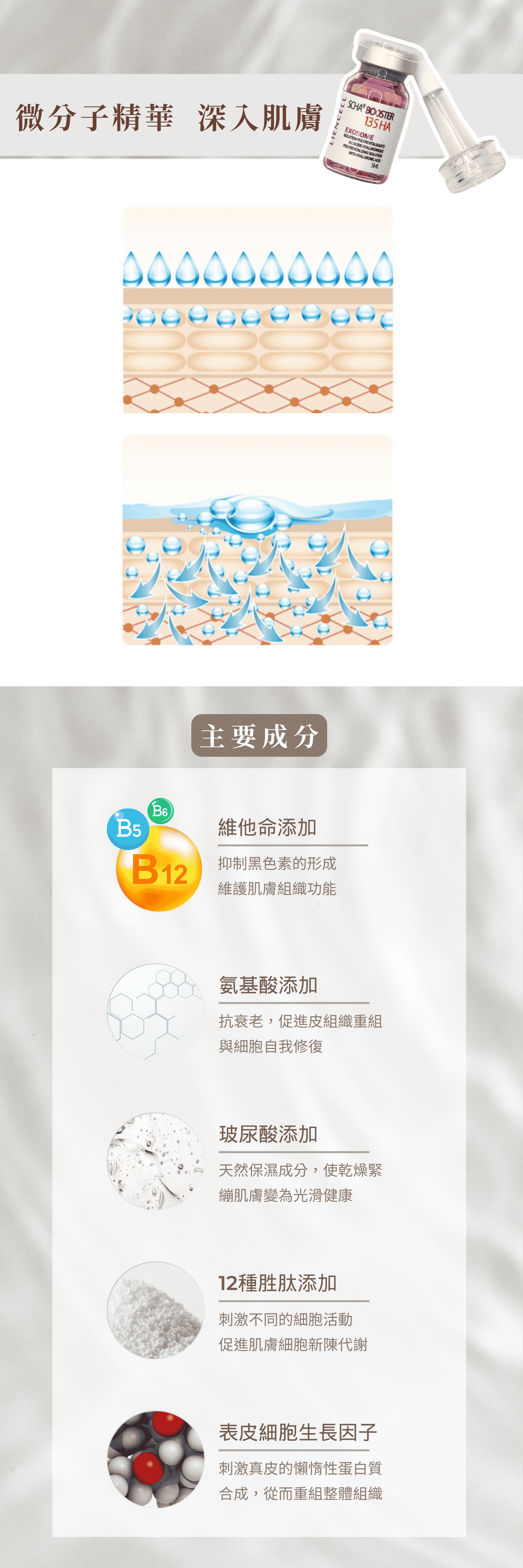 RINEA麗恩娜 水光針煥膚135HA安瓶