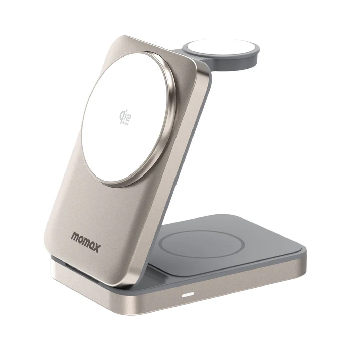 Momax 1-Charge Q.Port²  折疊 Qi2.2 三合一無線充電座 UD36Q22UKL