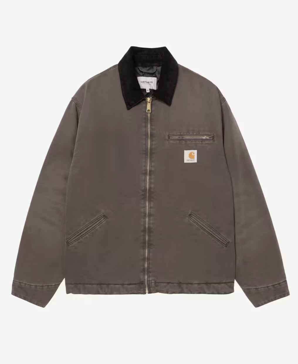 [Instock] Carhartt WIP OG Detroit Jacket | Tobacco / Black, Stone canvas