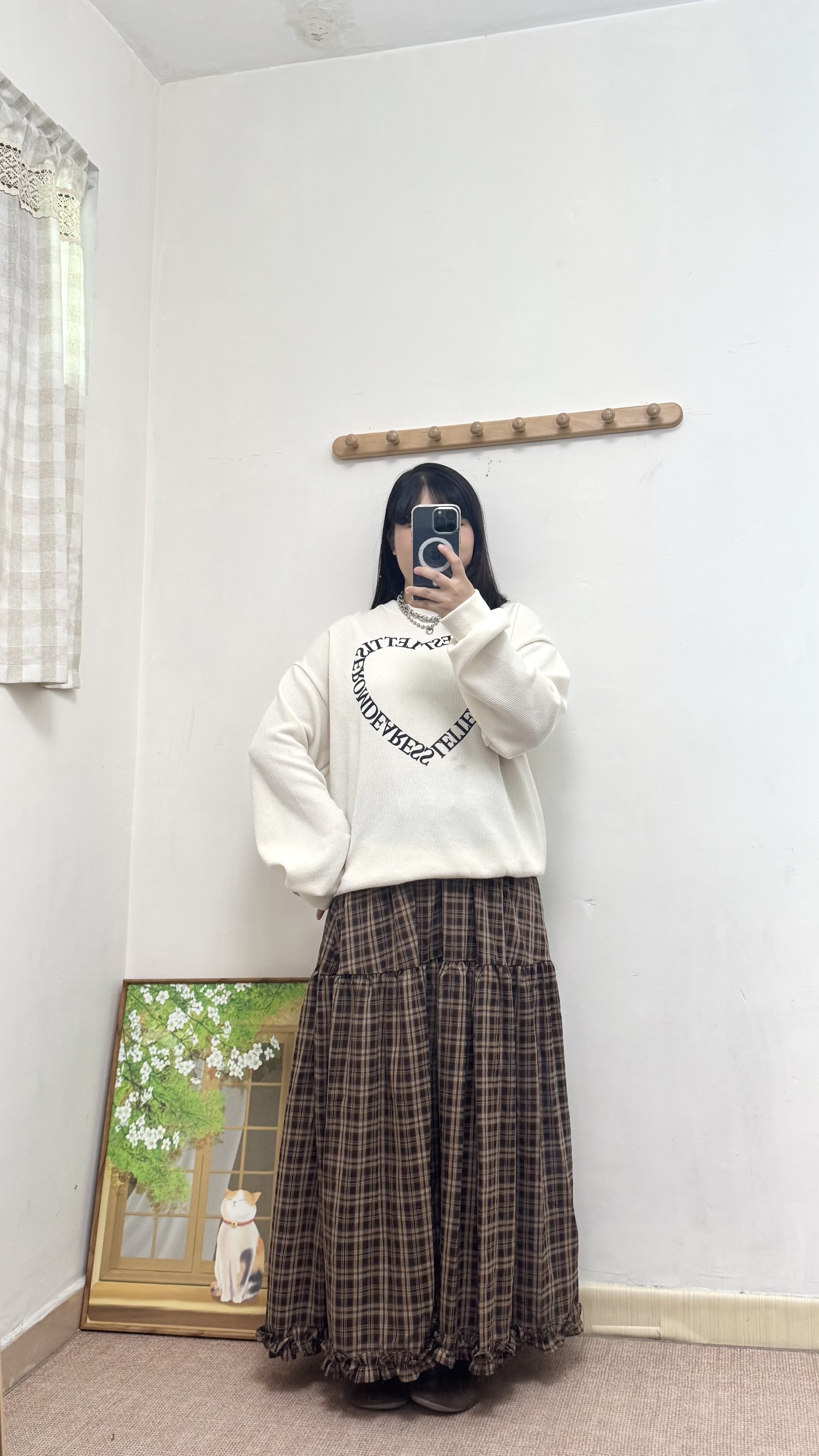 心形字Print 針織Top