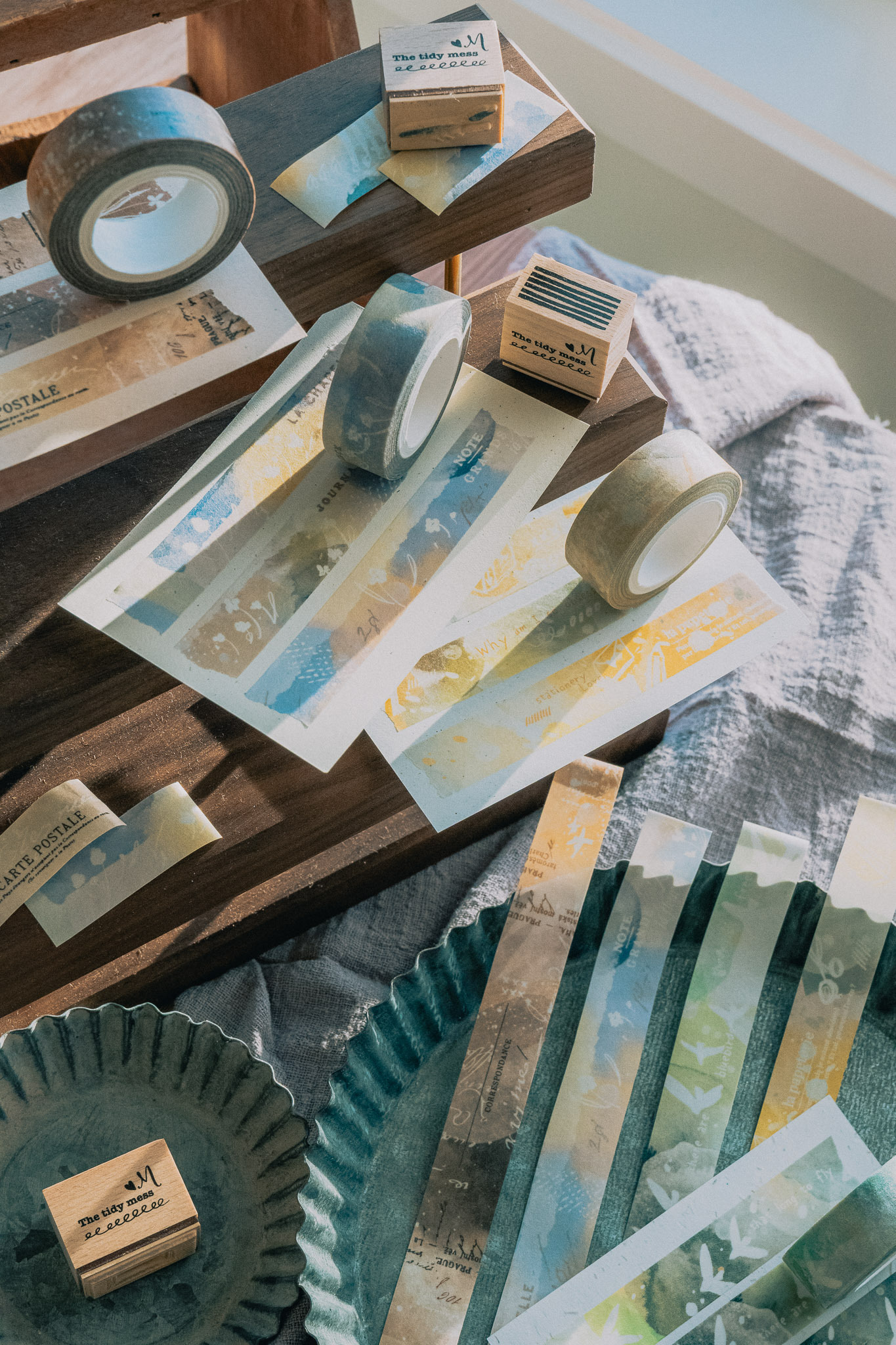 Meow Illustration．和紙膠帶 2025Q3 共四款