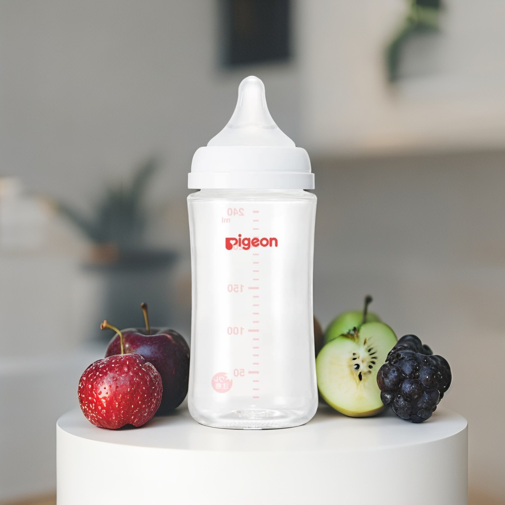 Pigeon | SofTouch™ 3rd Gen Glass Bottle 240ml (with M Teat)