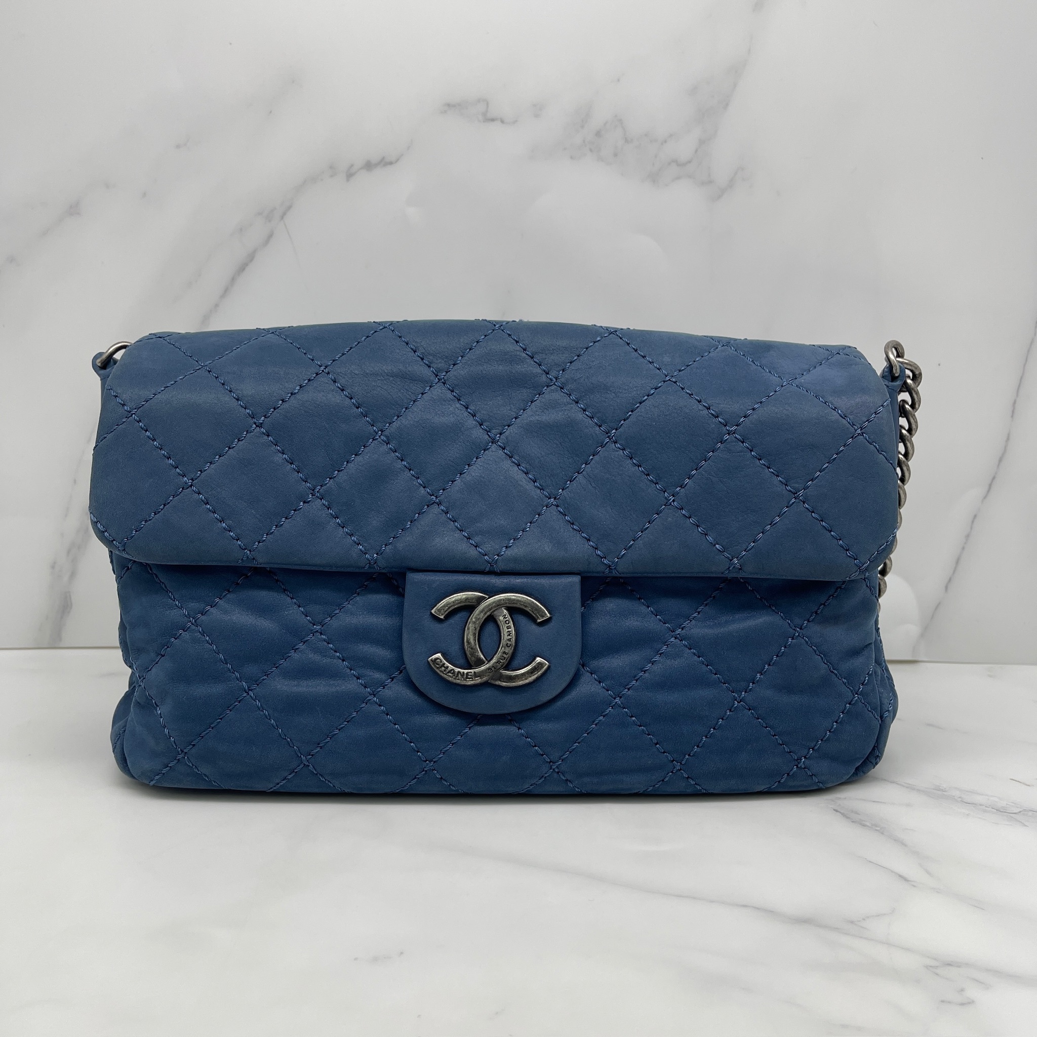 Chanel Flap Bag (Blue)