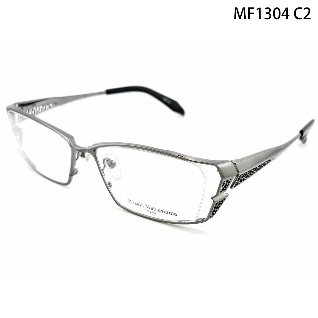 【Masaki】MF1304 C2 方框光學眼鏡 日本製鈦金屬♣ (鐵灰)
