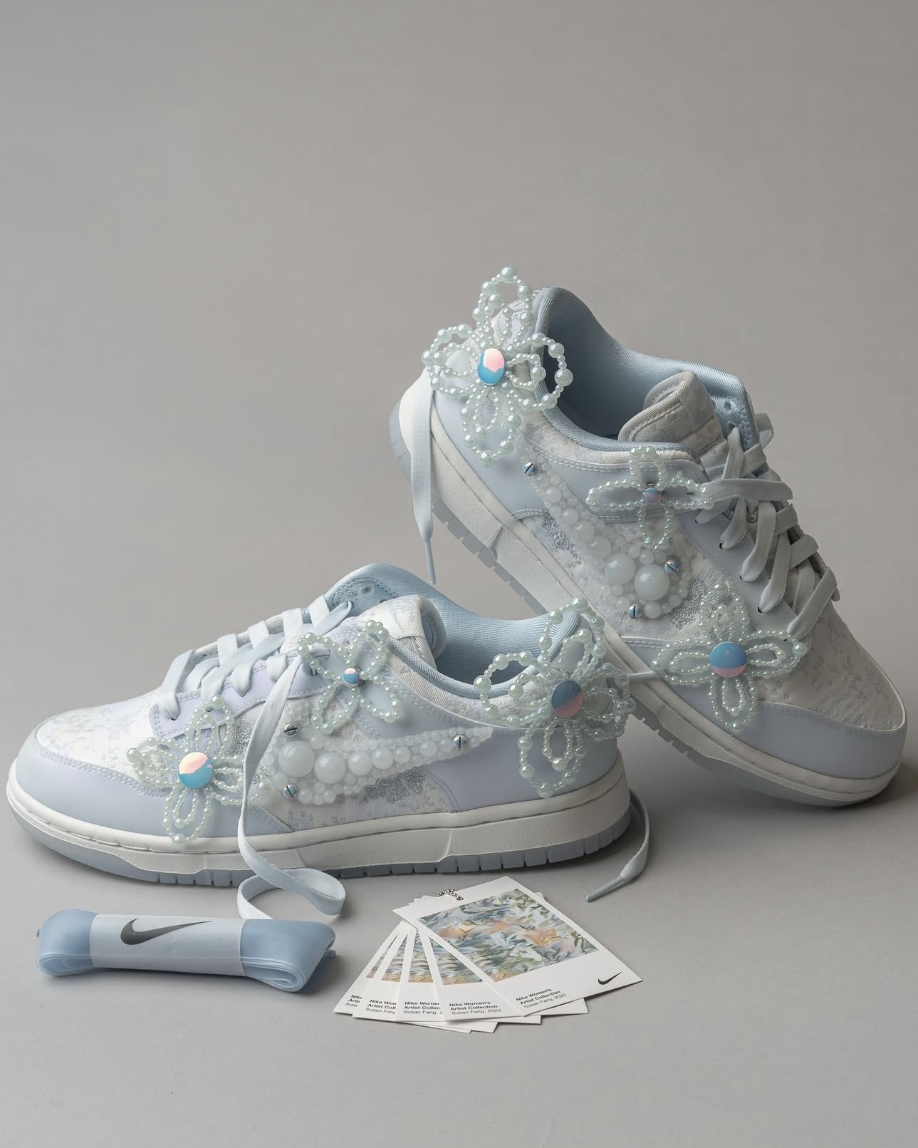 【Focus Store】預購 Susan Fang x Nike Dunk Wmns "Artist Collection" 女款 寶寶藍 珍珠花 HV8575-100
