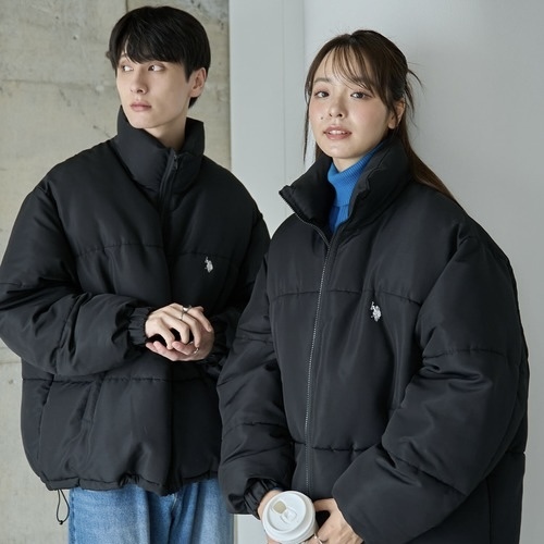 U.S. POLO ASSN. x WEGO 立領羽絨服 外套 羽絨夾克 胸前LOGO 77083357