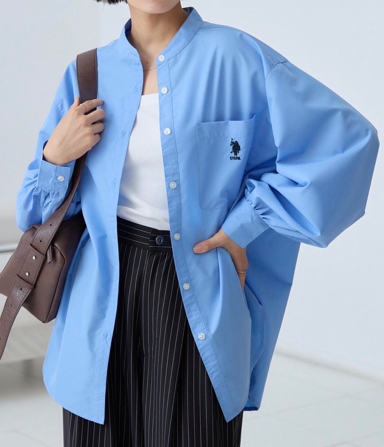 【預購】JN102501  U.S. POLO ASSN. 牛仔布襯衫