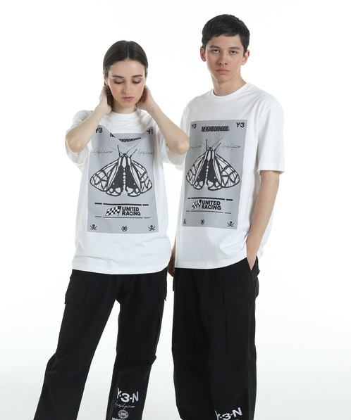 <🎯限時開團1天> Y-3 NBHD GRAPHIC TEE 白色 飛蛾 短T 短袖 JX7437