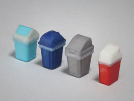 梅桜堂 AC-067-83C 1/83 垃圾桶 4入