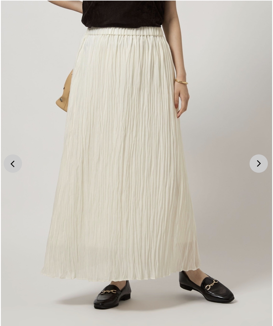 United Arrows 輕盈百褶長裙