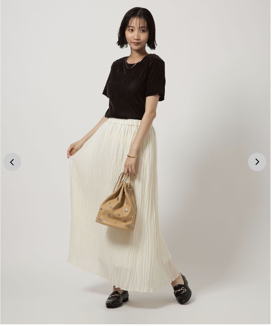 United Arrows 輕盈百褶長裙