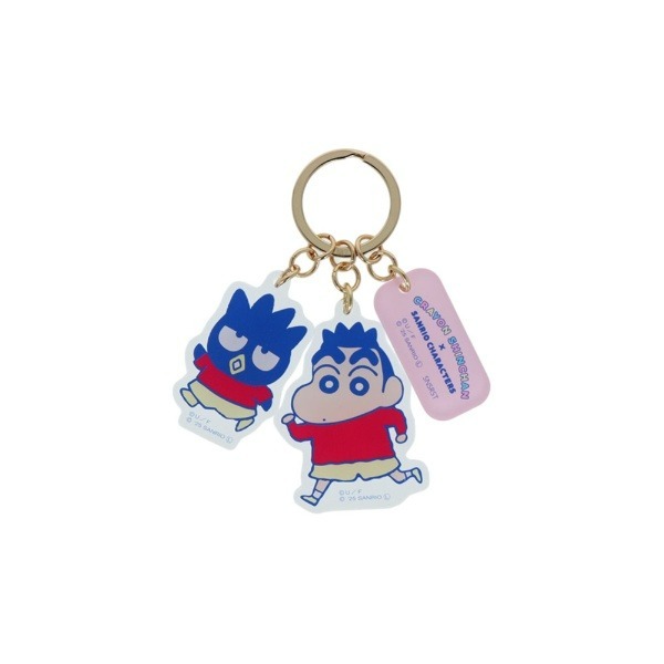 日本 Sanrio x 蠟筆小新 亞加力牌匙扣3件套裝