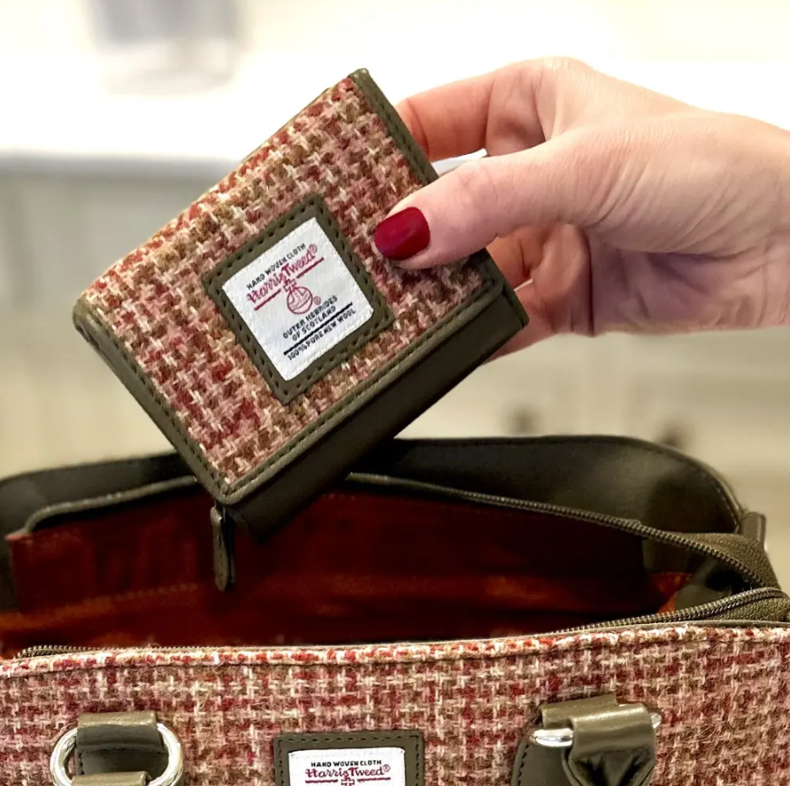 【現貨】Harris tweed LL103030 拉鏈銀包(CB5004)