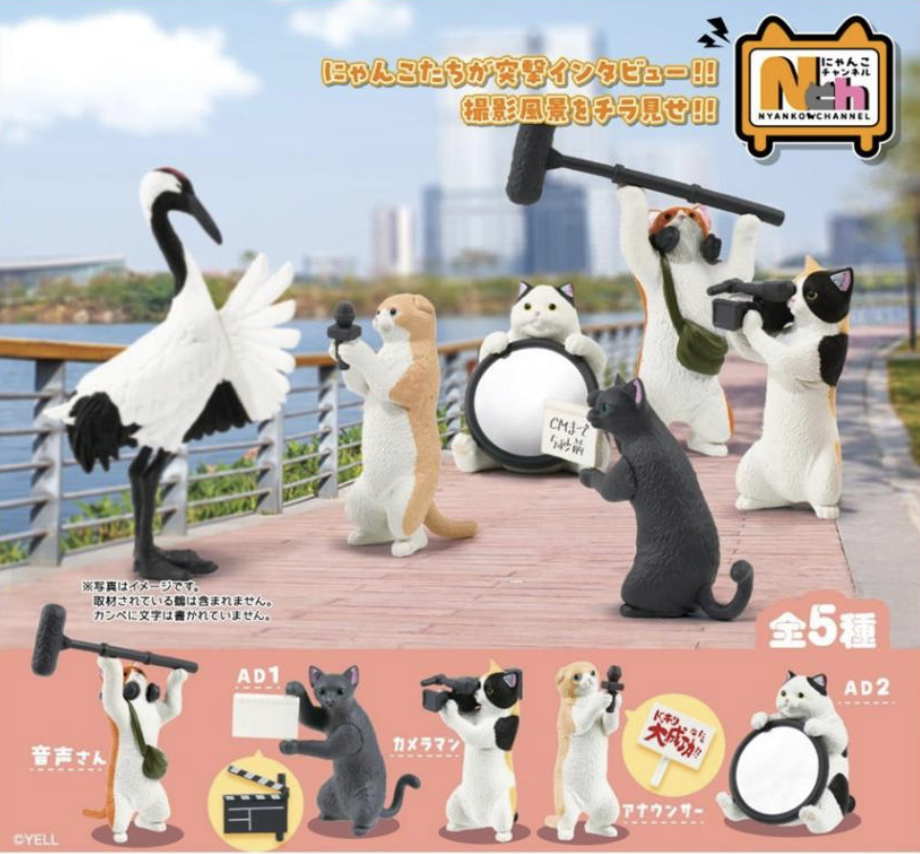 【現貨】貓貓攝影團隊扭蛋(全5種)