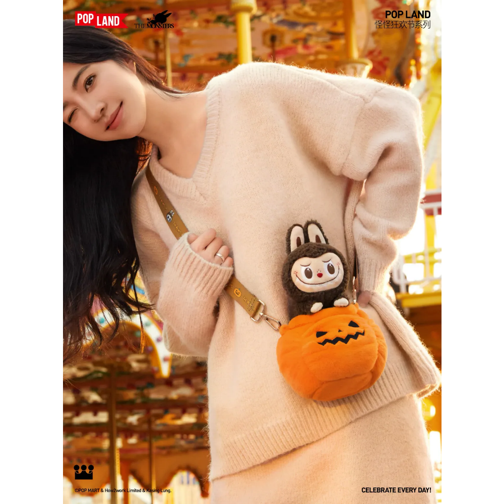 POP MART LABUBU THE MONSTERS 怪怪狂歡節系列 南瓜小包