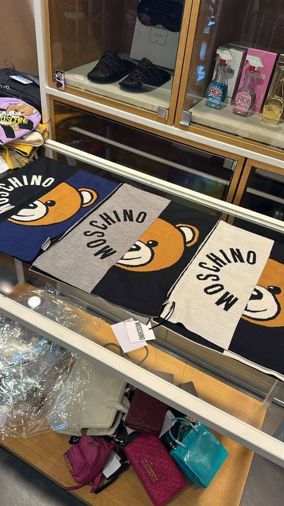 【現貨】Moschino LL1025127 熊仔頸巾 (30780-M2954)