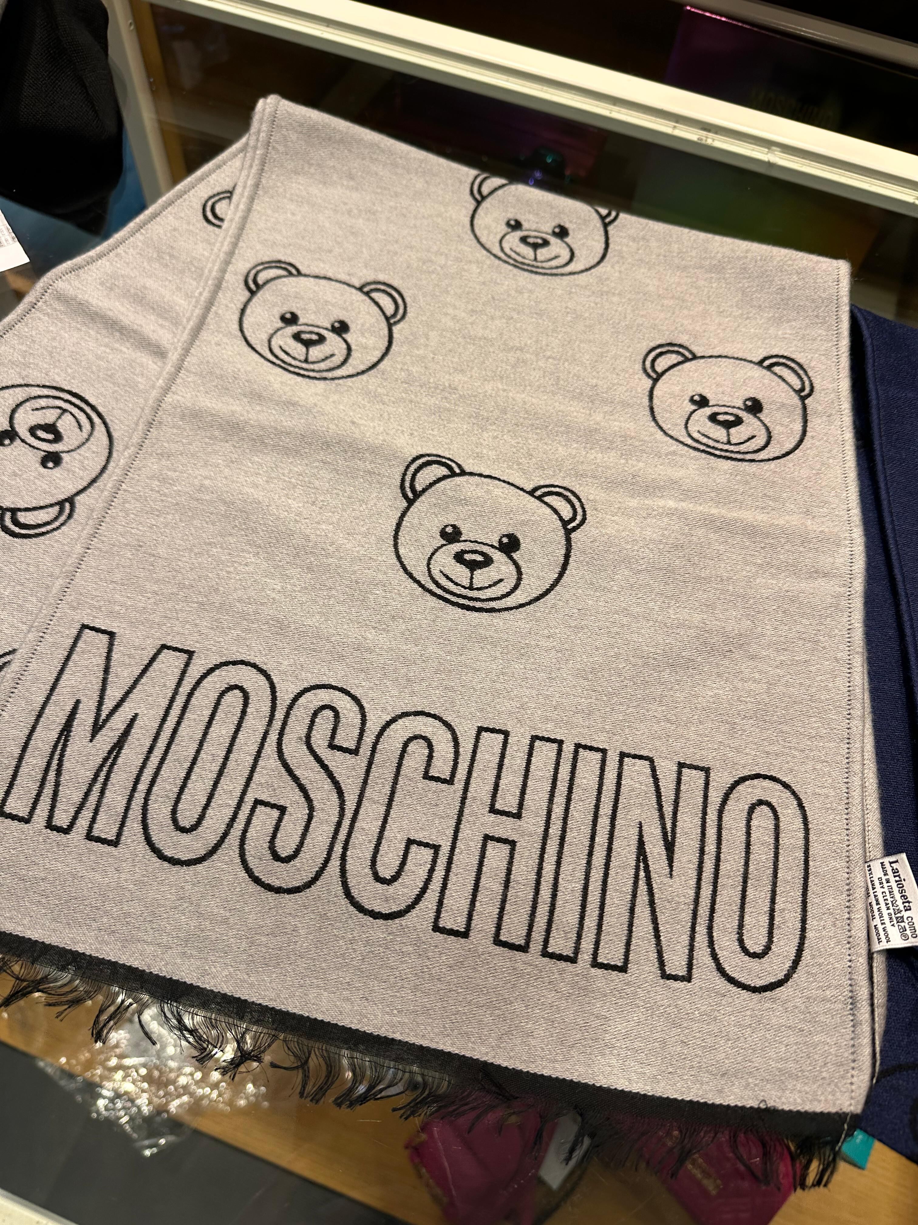【直播】Moschino LL1025129 熊仔頸巾 (30763 M2992)