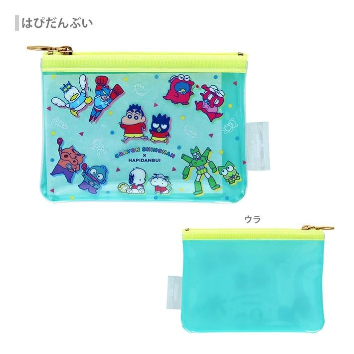 日本 Sanrio x 蠟筆小新 PVC拉鏈袋