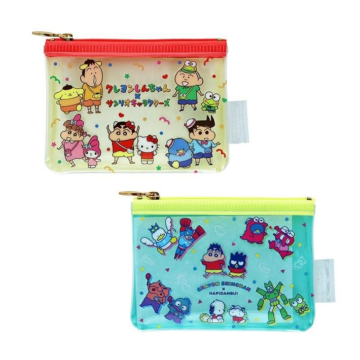 日本 Sanrio x 蠟筆小新 PVC拉鏈袋