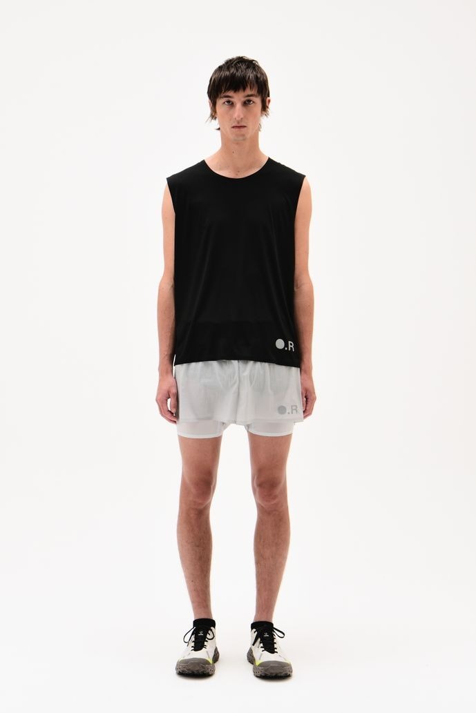 Optimistic Runners｜Recycled OR tank top "black"