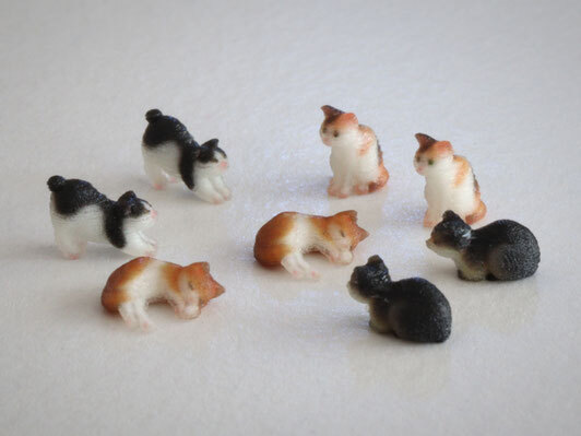 梅桜堂 FI-024-15C 1/150 貓咪A 8入