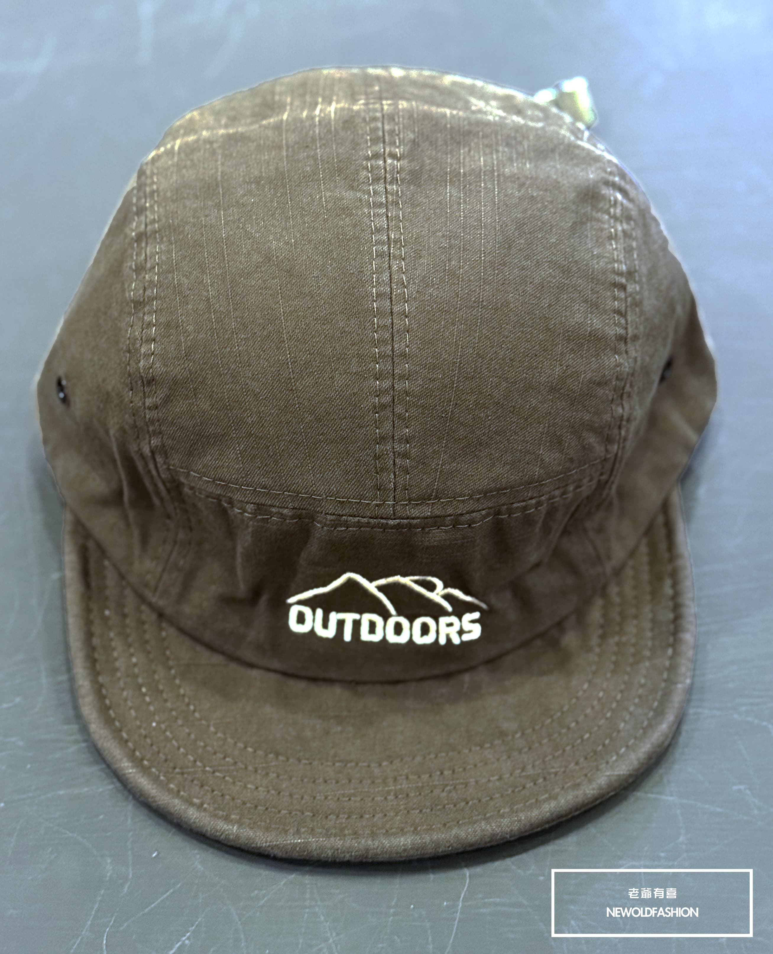『新品上市』重磅outdor小山刺繡棒球帽-軍綠