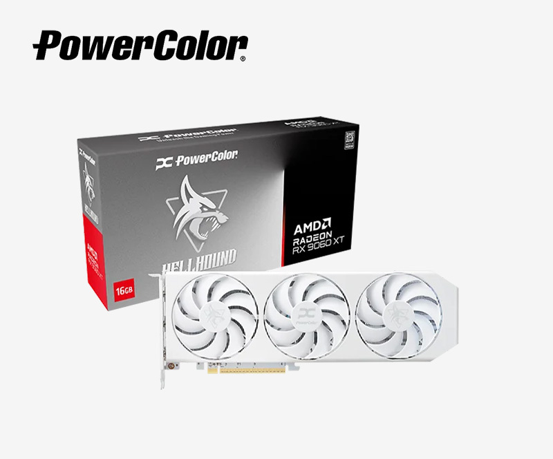 撼訊 RX9060XT 16G-L/OC/WHITE Hellhound 暗黑犬