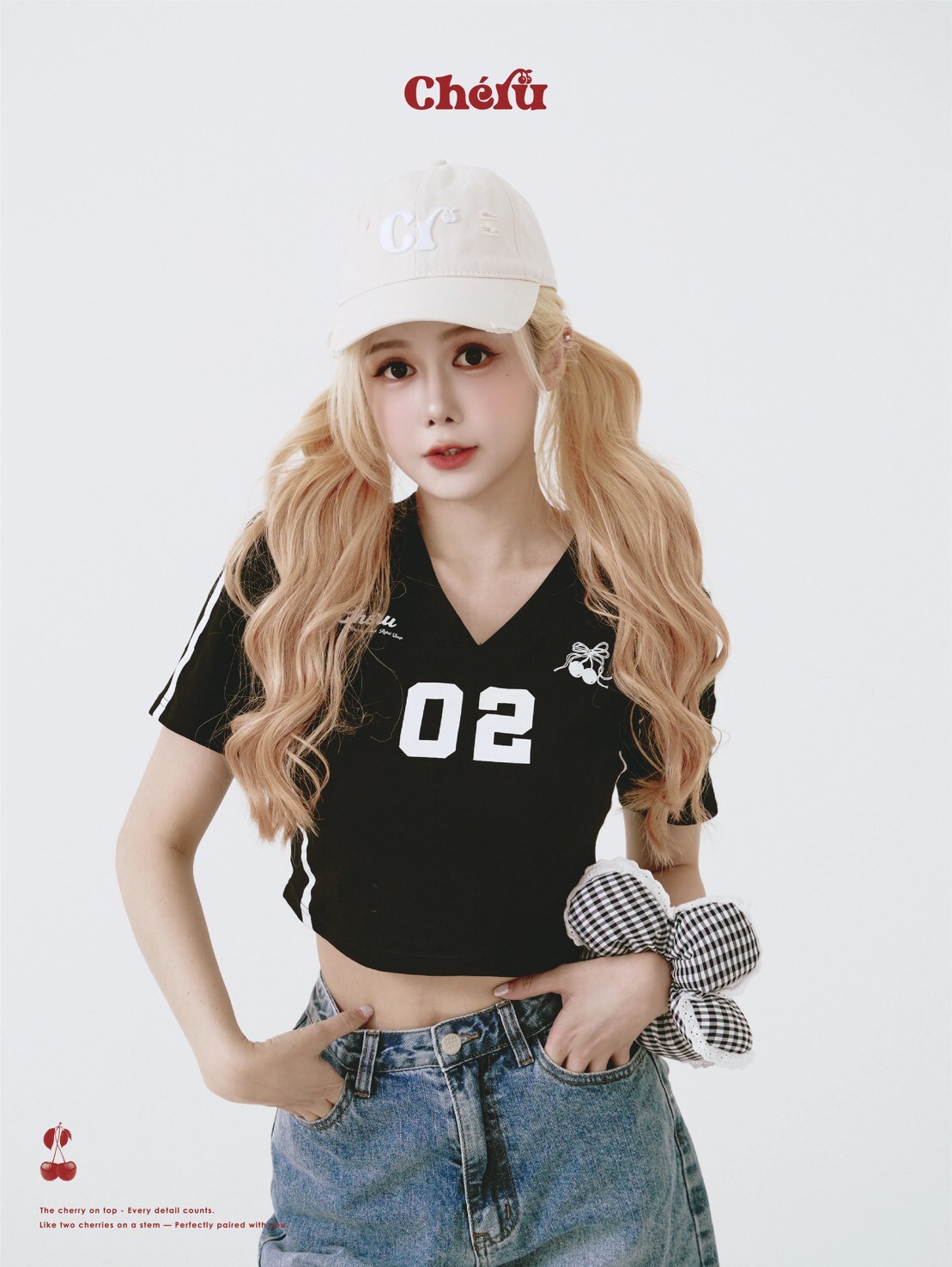 Cheru 賽車風格 短版 賽車T