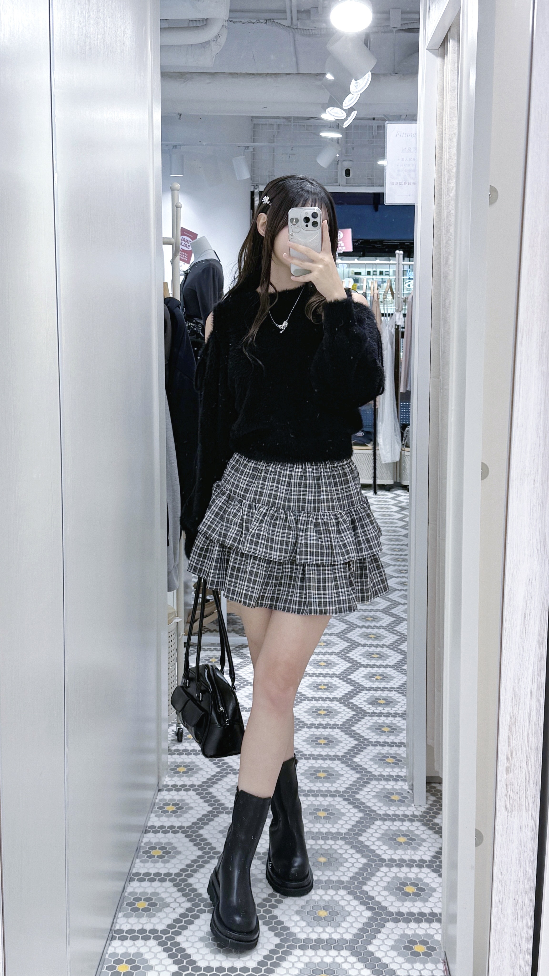 （停產） JP1073｜日本直送！溫柔系露肩綁帶毛絨針織上衣🐈‍⬛⋆𐙚₊˚𓂃