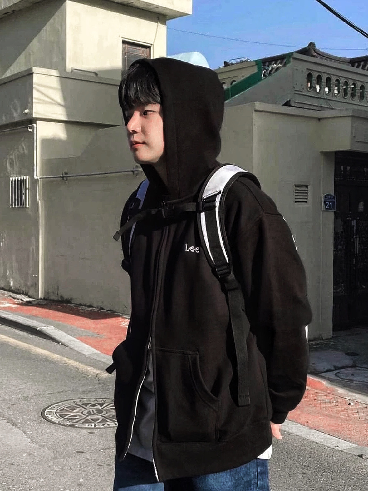 <快速出貨> Lee 無內刷毛雙拉鍊外套 四色