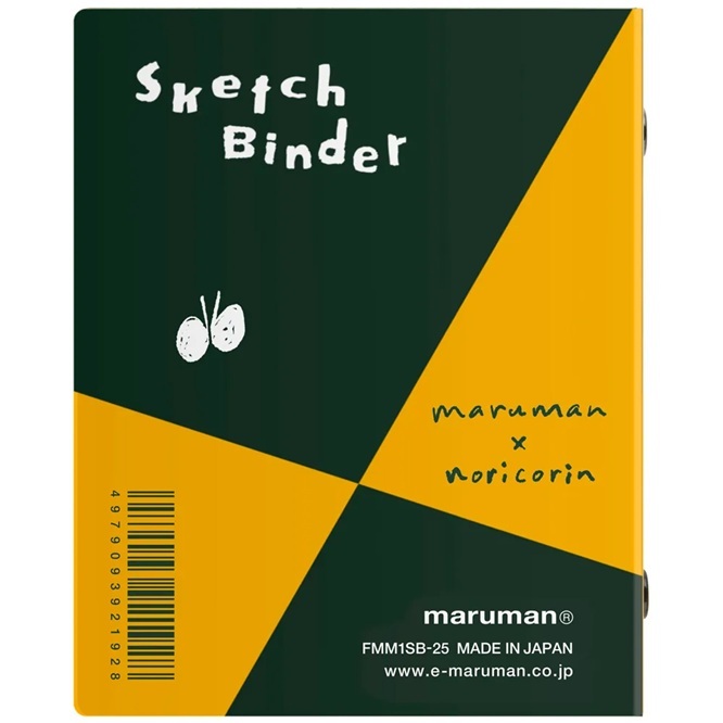 日本Maruman x Nori Corin．迷你5孔活頁夾 女孩 FMM1SB-25