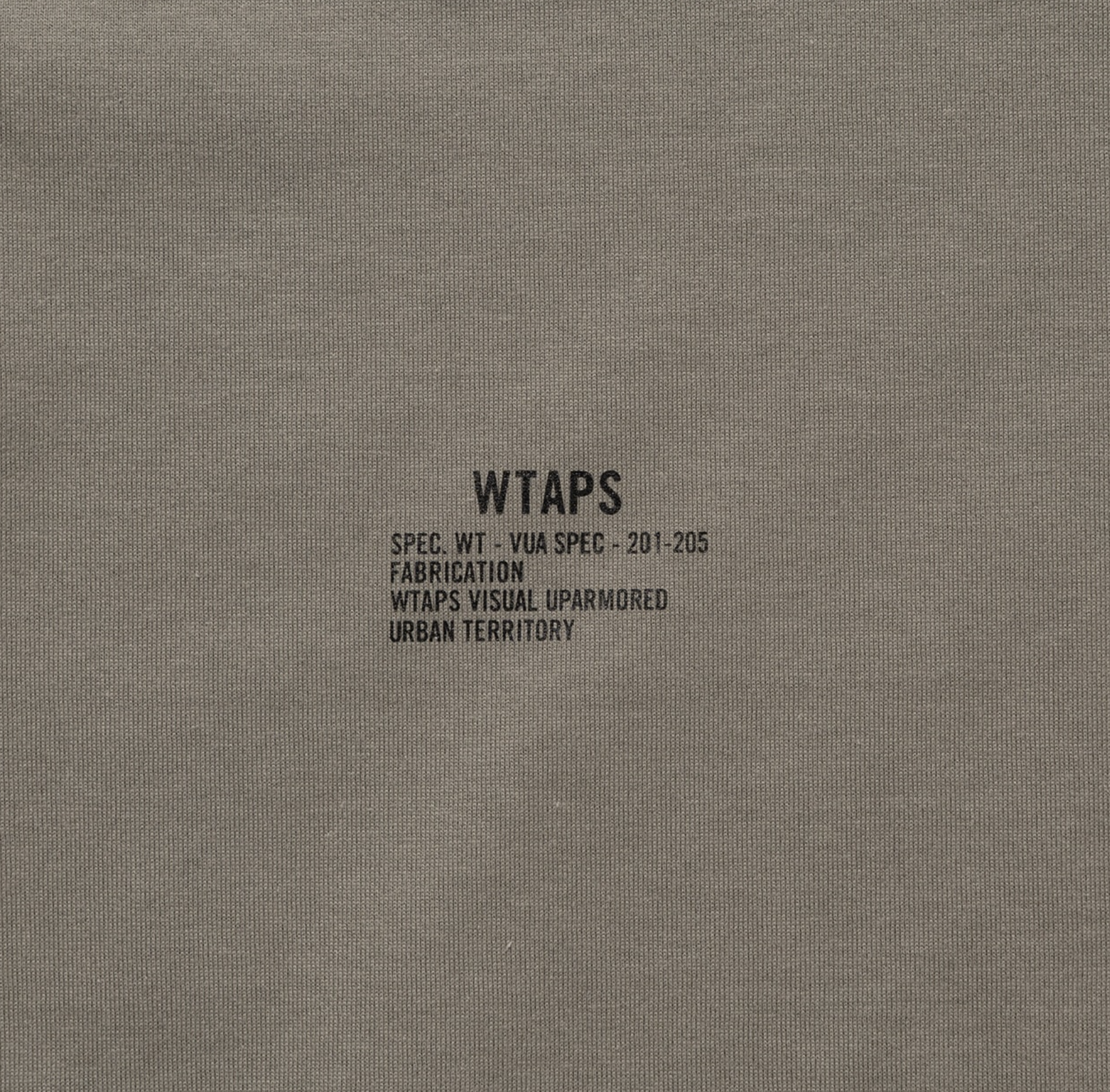 WTAPS FW25 SLDR 01 / LS / COTTON | BEIGE / GRAY