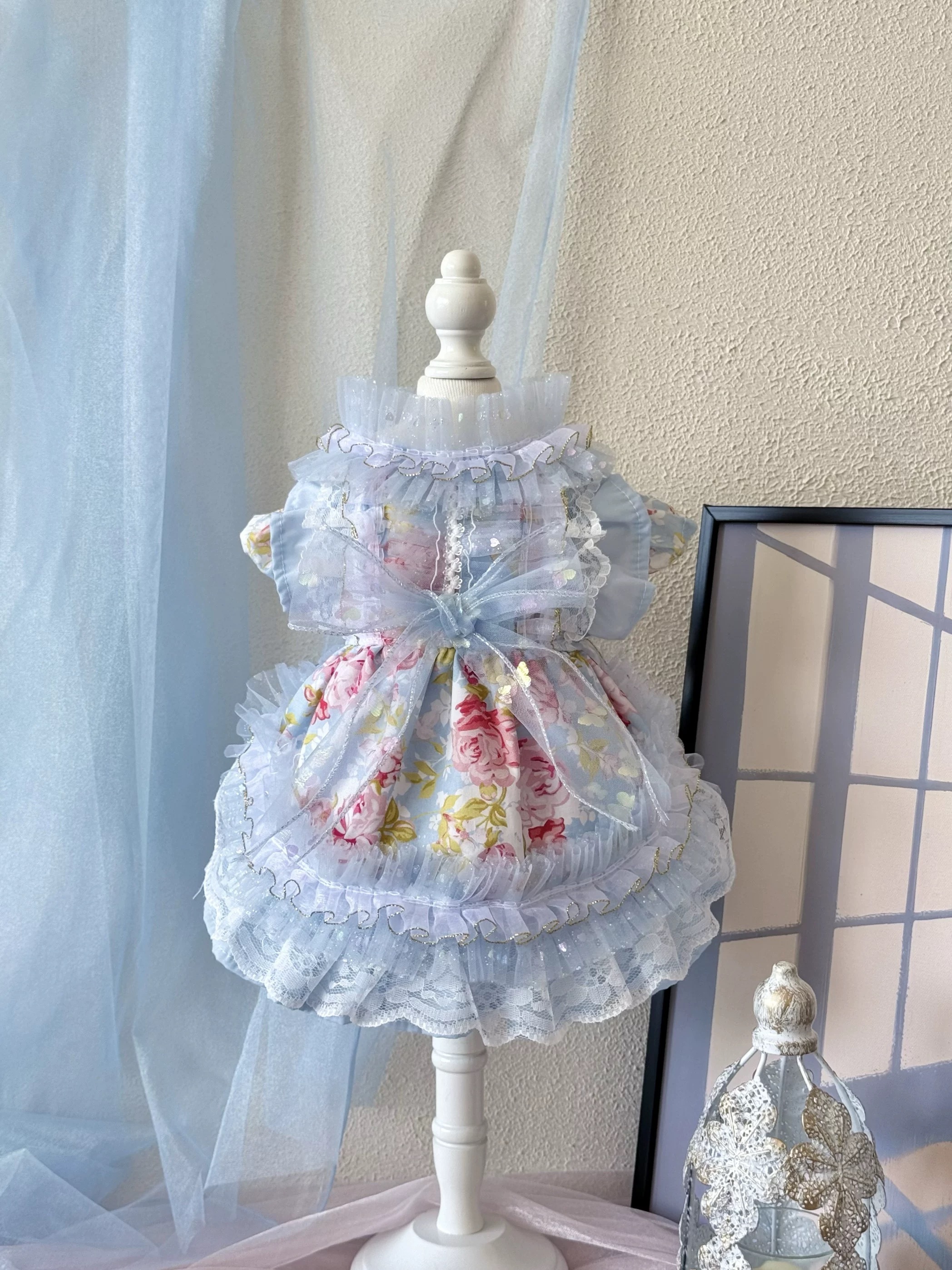 新款 宠物法式 中式 复古系列衣服 公主裙