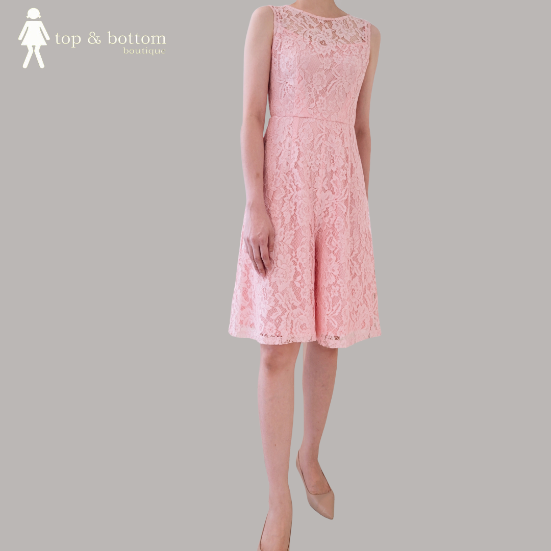 LACE OVERLAY SLEEVELESS MIDI JUMPSUIT