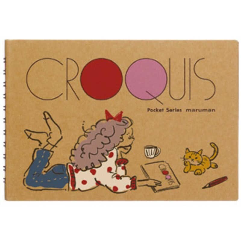 日本Marumanx Nori Corin．Sketch Book  素描本 女孩與貓 S162SB-25