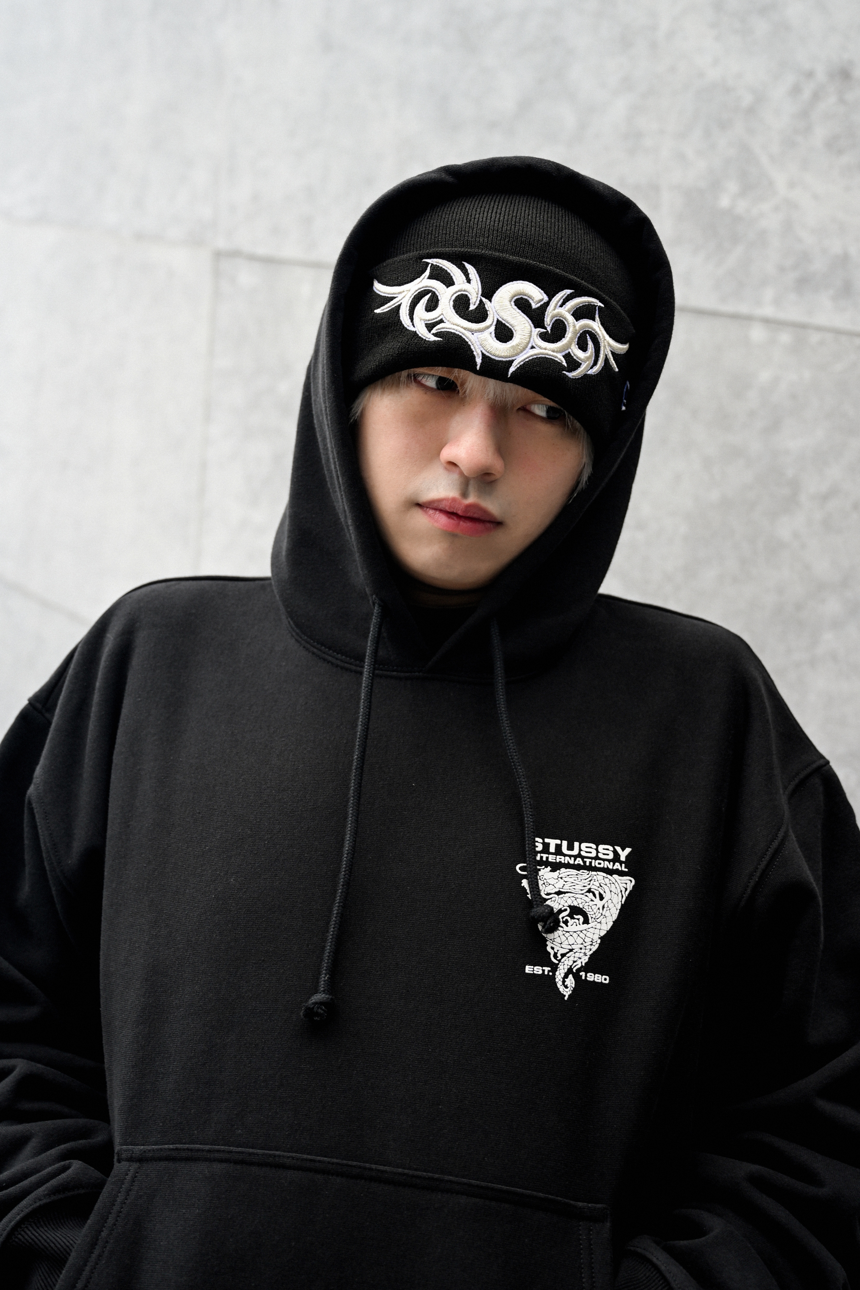 ☆ETW☆【EASY TO WEAR】SUPREME 25FW New Era Tribal S Logo Beanie 毛帽 刺繡