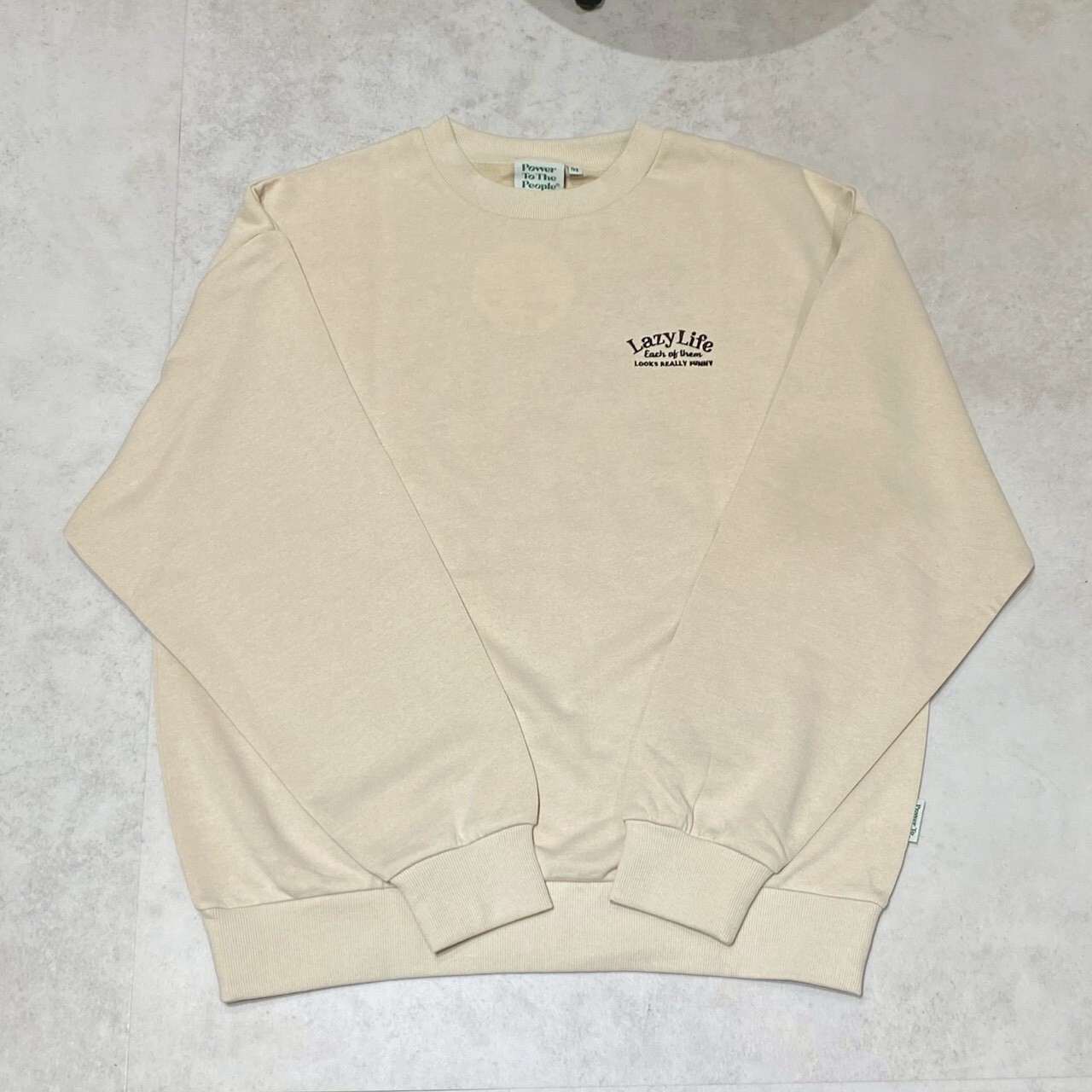 Power To The People 小動物刺繡長T 5701012-103