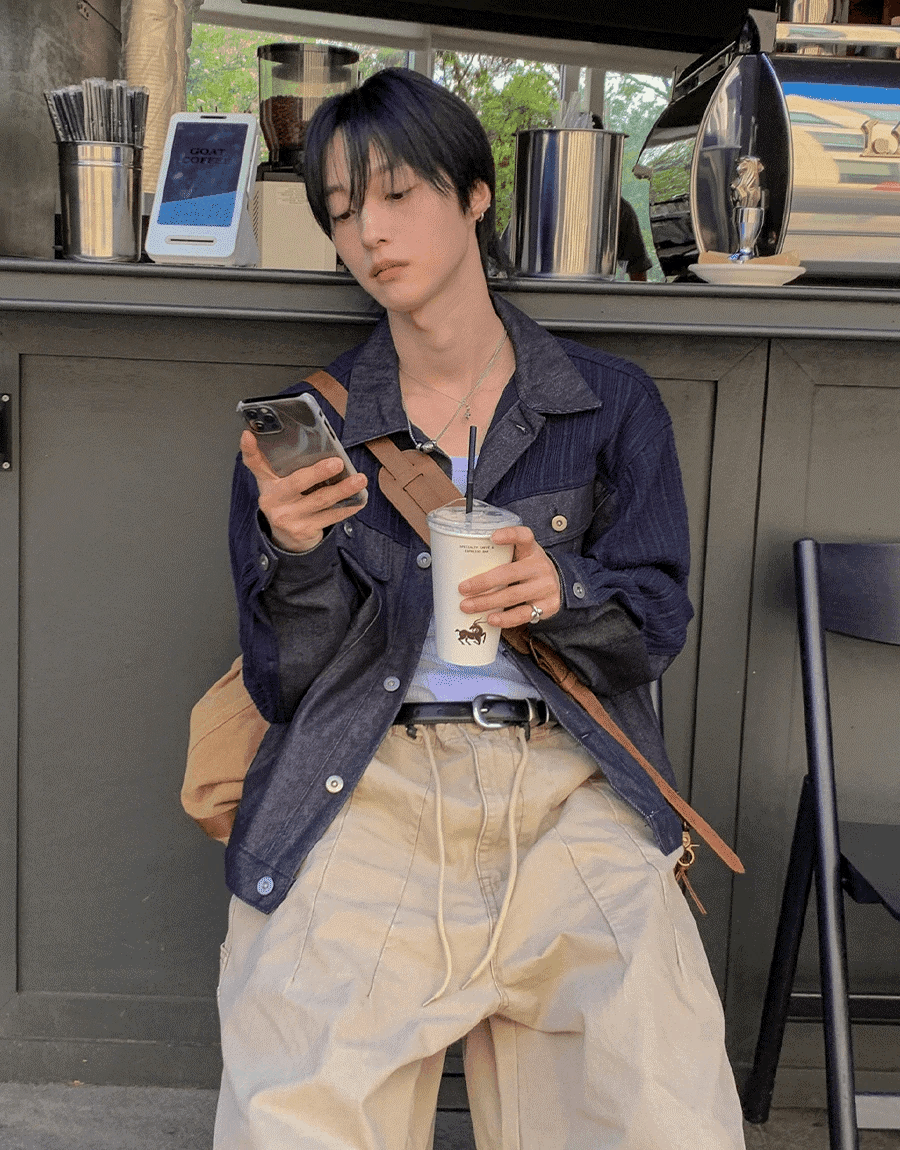 針織牛仔卡車司機夾克