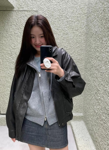 ᴷᴼᴿᴱᴬ 正韓🇰🇷酷帥都會復古俐落質感皮革外套(兩色)