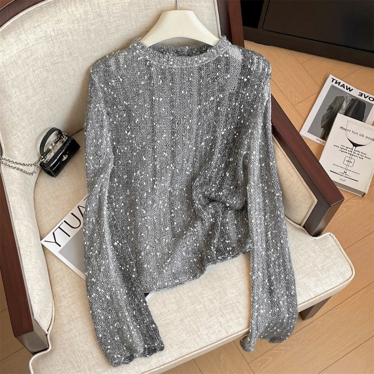軟糯針織 高級星辰針織上衣