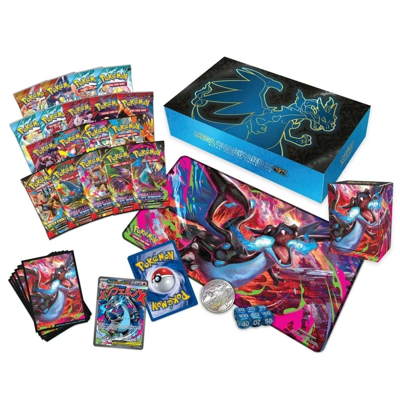 Pokémon TCG: MEGA - Mega Charizard X ex Ultra-Premium Collection
