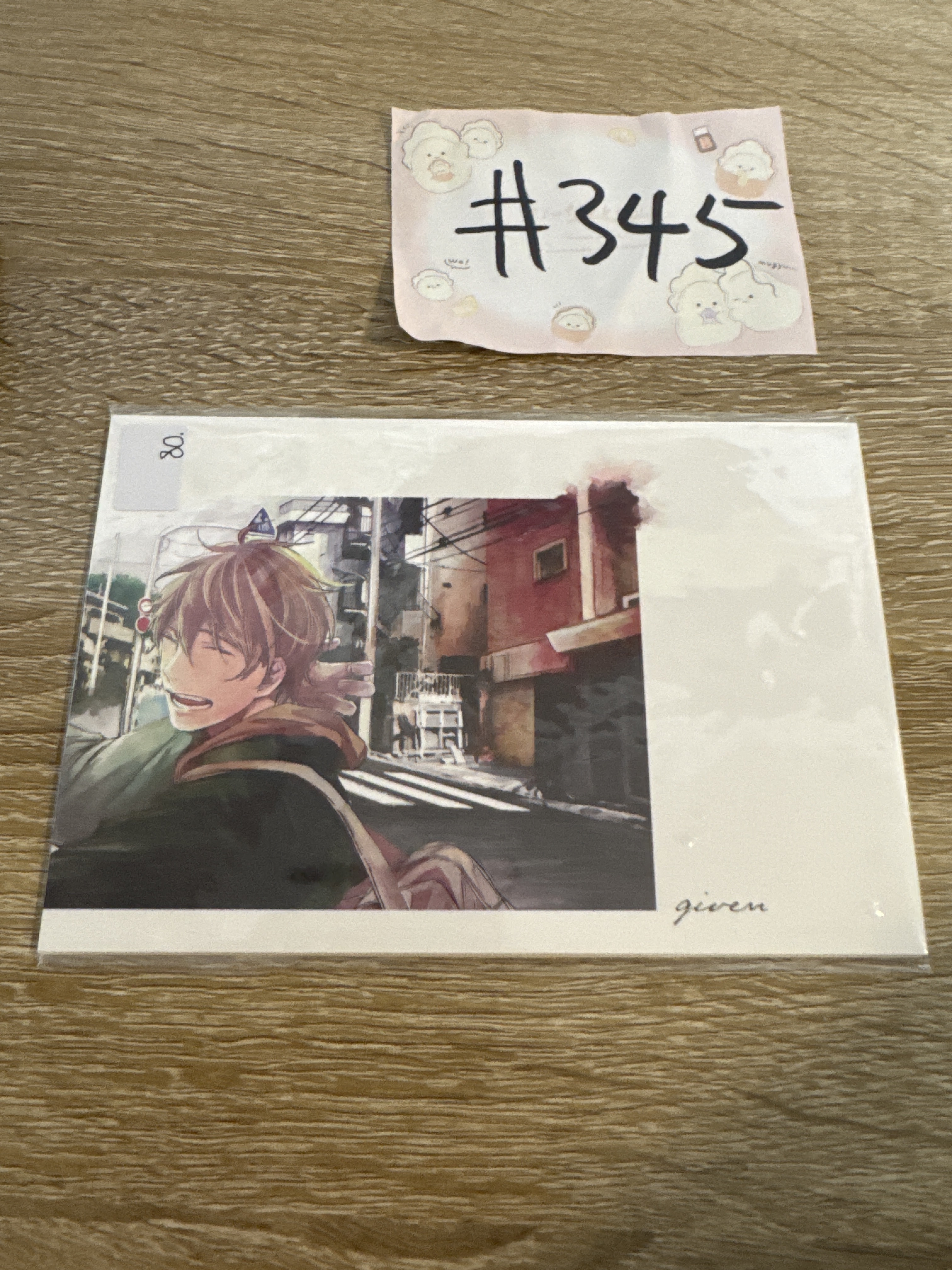 GIVEN    明信片 D SET#345